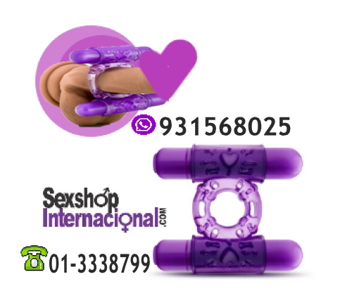 DOUBLE PLAY ARO VIBRADOR DOBLE POTENCIA SEXSHOP PTE PIEDRA 931568025